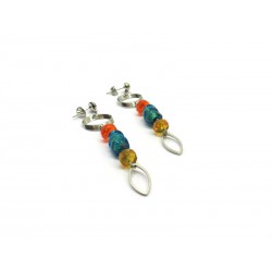 70% off - Murano Glass Earrings Mod. Lucy (Available in Ass. Colours)