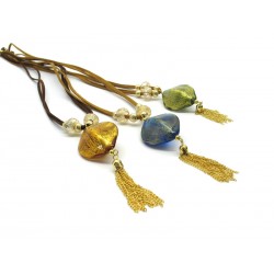 70% off - Murano Glass Necklace - Mod. Agnese 50 cm (Available in Ass. Colours)