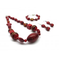 Parure in vetro di Murano Mod. Annamaria - 50 cm (Disponibile in 2 Colori)