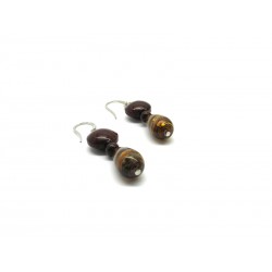 Murano Glass Earrings - Mod. Annamaria, 40 mm (Available in 2 Colours)