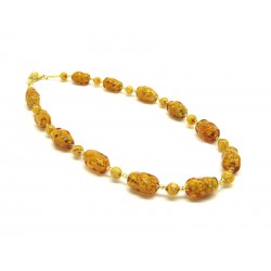 70% off - Murano Glass Necklace - Mod. Altinia, 43 cm (Available in 3 Colours)