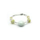Murano Glass Bracelet - Mod. Valeria, 21 cm (Available in 4 Colours)