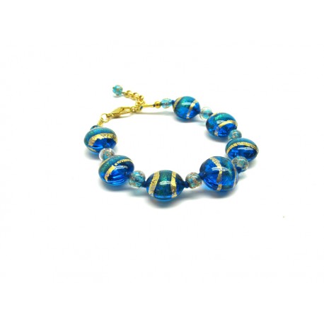 Murano Glass Bracelet - Mod. Clarissa, 21 cm