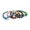 Murano Glass Bracelet - Mod. Mosaico, 21 cm (Available in 10 Colours)