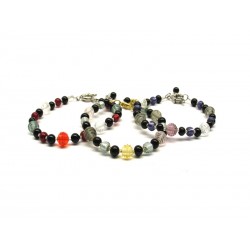 Murano Glass Bracelet - Mod. Barbara cm (Available in 3 Colours)