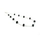 Silver Necklace with Murano Beads, Mod. Jolanda - 45 cm (Available in 4 Colors)