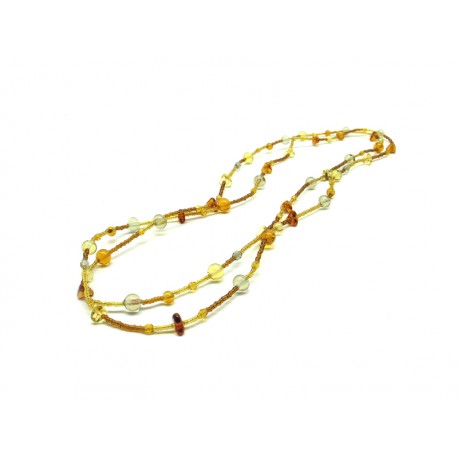 50% di Sconto - Collana in Vetro di Murano - Mod. Loredana, 135 cm (Disponibile in 3 Colori)