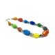 Murano Glass Necklace - Mod. Rainbow , 45 cm (Available in Multicolors)