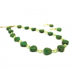 Parure in vetro di Murano Mod. Caterina 44 cm (Disponibile in 3 Colori)