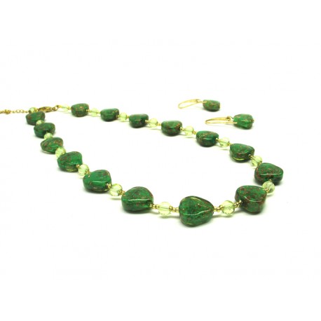 Murano Glass Set Mod. Caterina (Available in 3 Colors)