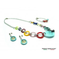 Murano Glass Necklace - Mod. Victory 65 cm