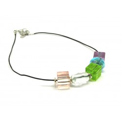 Murano Glass Necklace - Mod. Marilù, 45 cm (Available in 3 Colours)