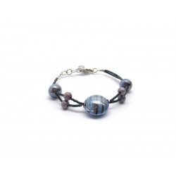 Murano Glass Bracelet - Mod. Olivia, 21 cm (Available in 5 Colours)