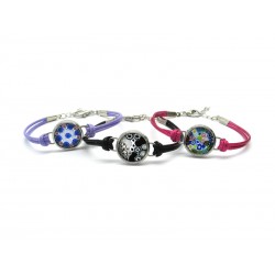Murano Glass Bracelet - Mod. Paolina, 21 cm (Available in assorted Colurs)