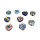Heart Pendant in Murano Glass - Mod. Cuore, Diam. 16 mm (Available in 10 assorted Colours)