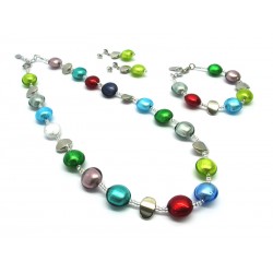 Murano Glass Set Mod. Francesca - 50 cm (Available in 5 assorted Colours)