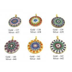 Pendente in vetro di Murrina, Diam - 32 mm (B32) Tiepolo Design