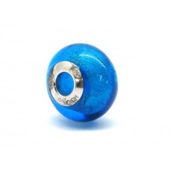 Perla style Pandora (Mod. FO254) in autentico Vetro di Murano e Argento 925