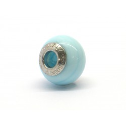 Pandora Style Bead (Mod. NE17) in authentic Murano Glass and 925 Italian Sterling Silver