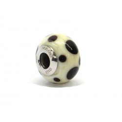 Pandora Style Bead (Mod. AV2) in authentic Murano Glass and 925 Italian Sterling Silver
