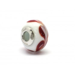 Perla style Pandora (Mod. RHD3) in autentico Vetro di Murano e Argento 925