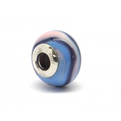Pandora Style Bead (Mod. RNV6) in authentic Murano Glass and 925 Italian Sterling Silver