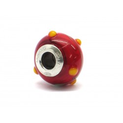 Perla style Pandora (Mod. RZP5) in autentico Vetro di Murano e Argento 925