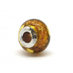 Perla style Pandora (Mod. RSC7) in autentico Vetro di Murano e Argento 925