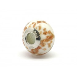 Perla style Pandora (Mod. RAM4) in autentico Vetro di Murano e Argento 925