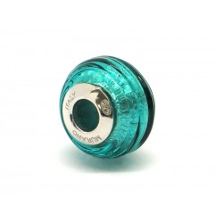Pandora Style Bead (Mod. FARIG59) in authentic Murano Glass and 925 Italian Sterling Silver