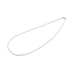 Sterling Silver Chain (42 cm) in Plating Gold color or in Silver color, Topo Processing.