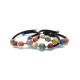Murano Glass Bracelet - Mod. Rebecca Sommerso, 20 cm (Available in 4 Colours)