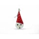 Murano Glass Snow Christmas Ornament - Mod. Snow - 85x35 mm