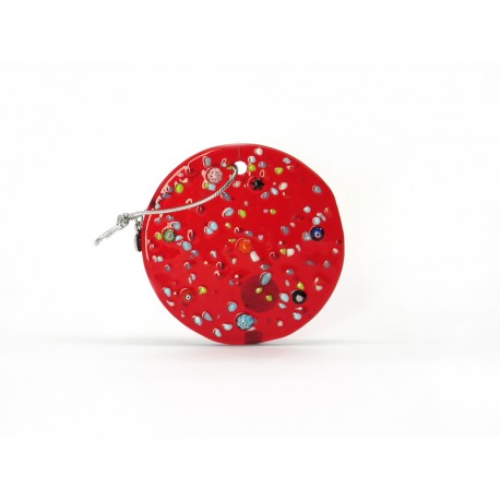 Pendente di Natale in Vetro di Murano - Mod. Palla - Diam. 80 mm