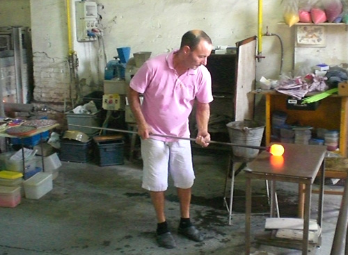 Processing of murrina with Bronzin